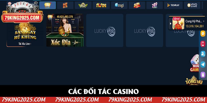 Tổng hợp một vài thương hiệu nổi tiếng tại Casino Lucky88 Tổng hợp một vài thương hiệu nổi tiếng tại Casino Lucky88